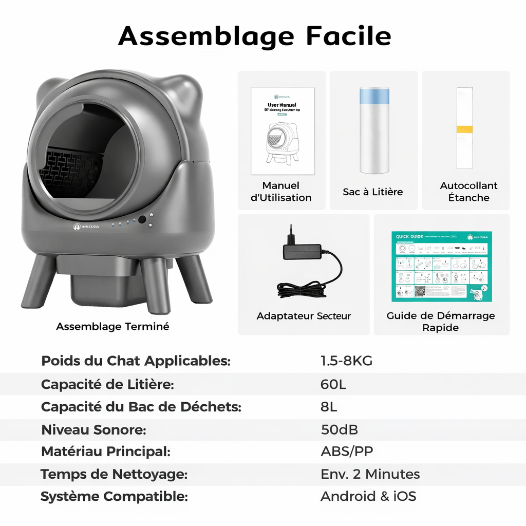 Litière automatique Felina Family+