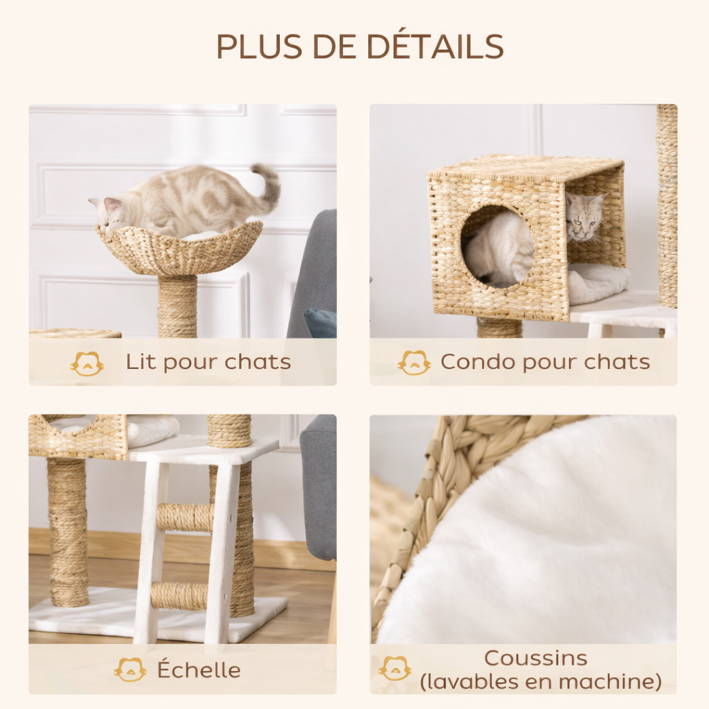 Arbre à chat compact Felina Cozy (100 cm)