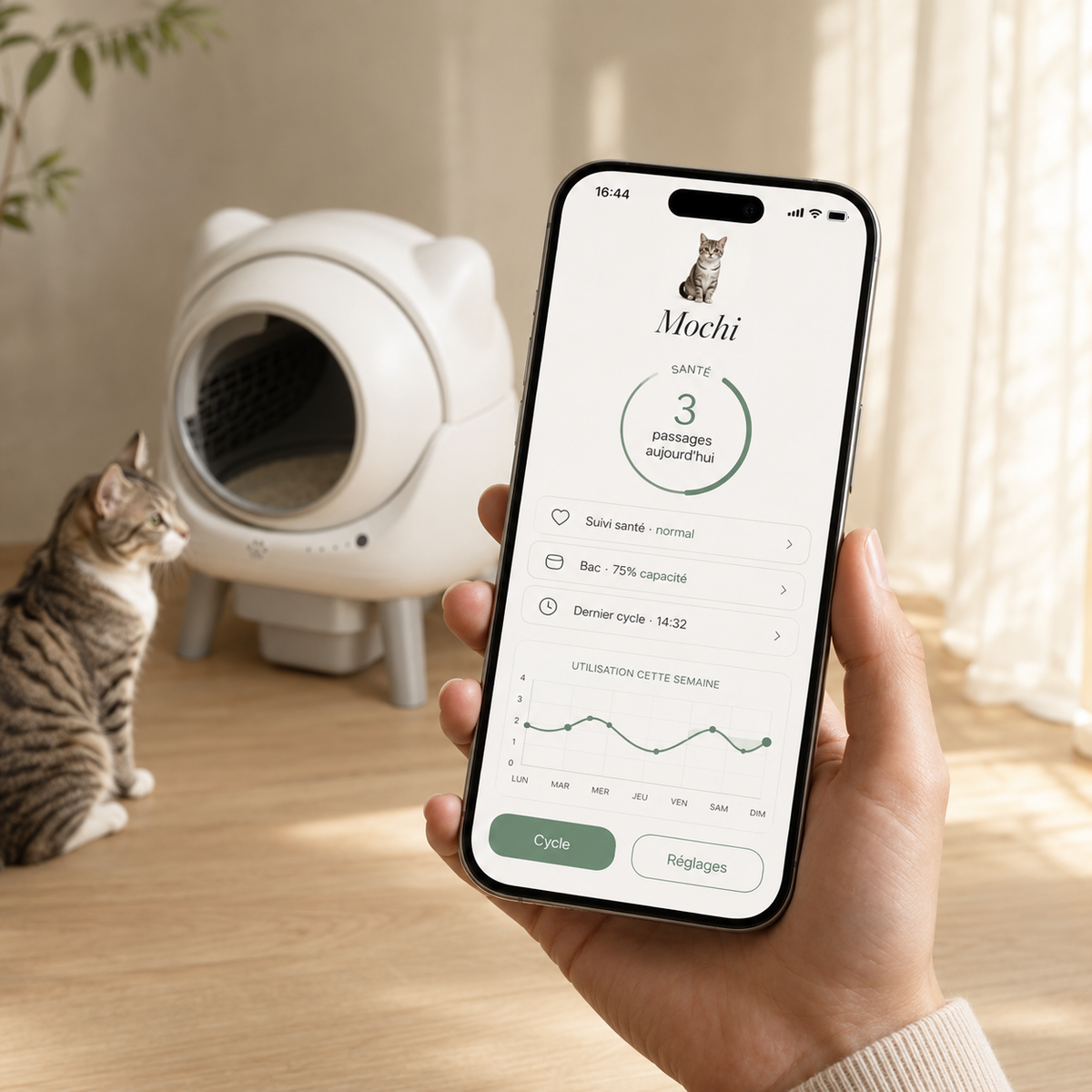 Litière automatique Felina Family+