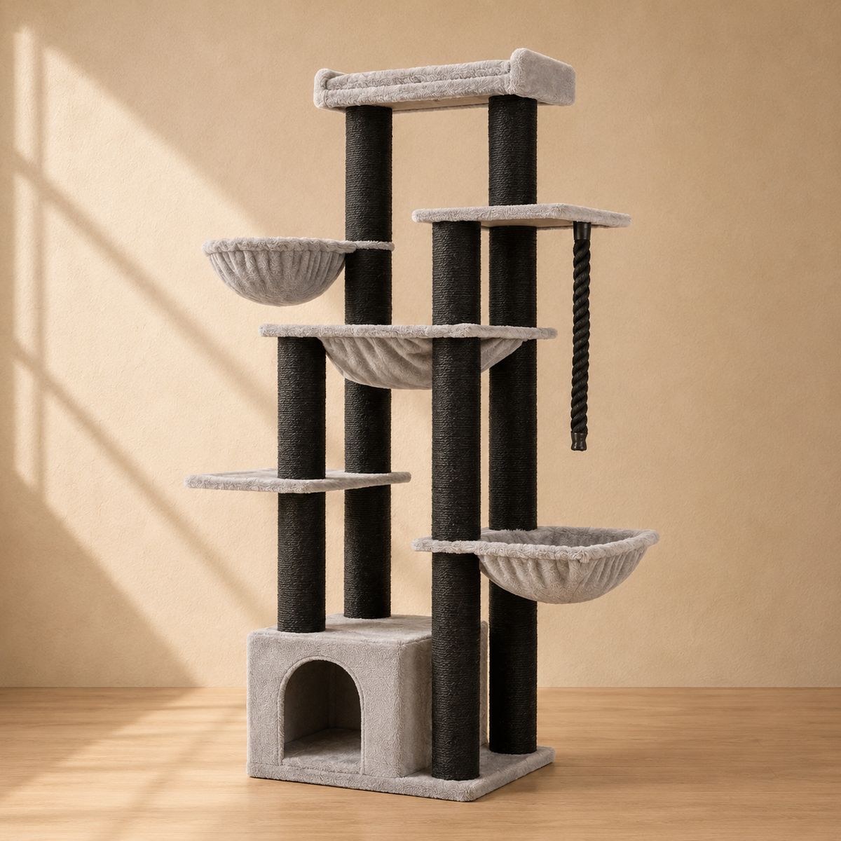 Arbre à chat avec paniers suspendus Felina Vita