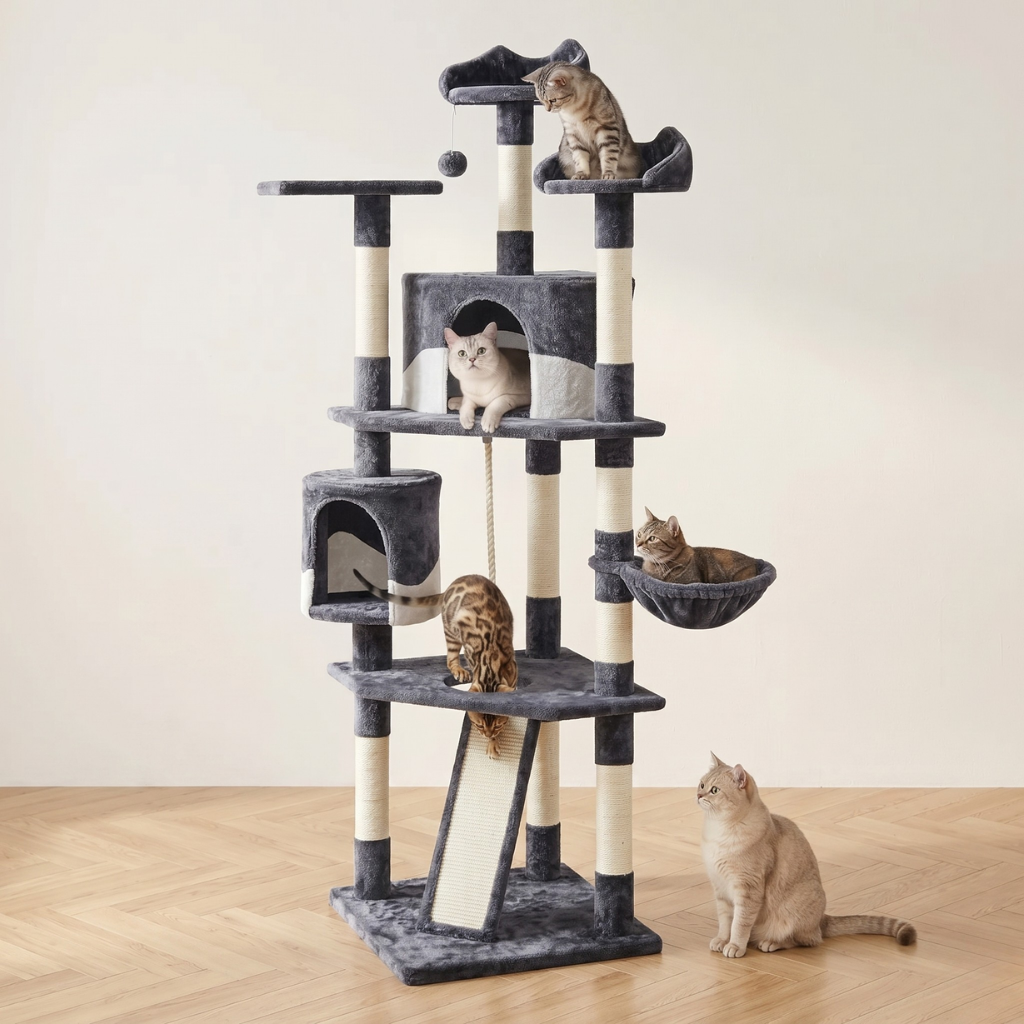 Arbre à chat multi-niveaux Felina Play & Rest