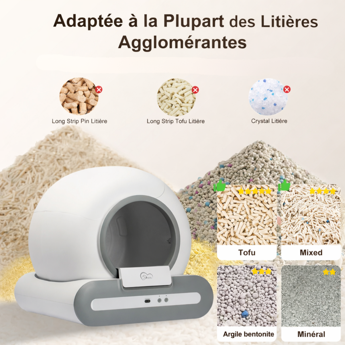 Litière autonettoyante Felina CleanFlow