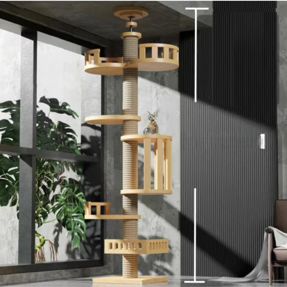 Arbre à chat en bois Felina Panorama