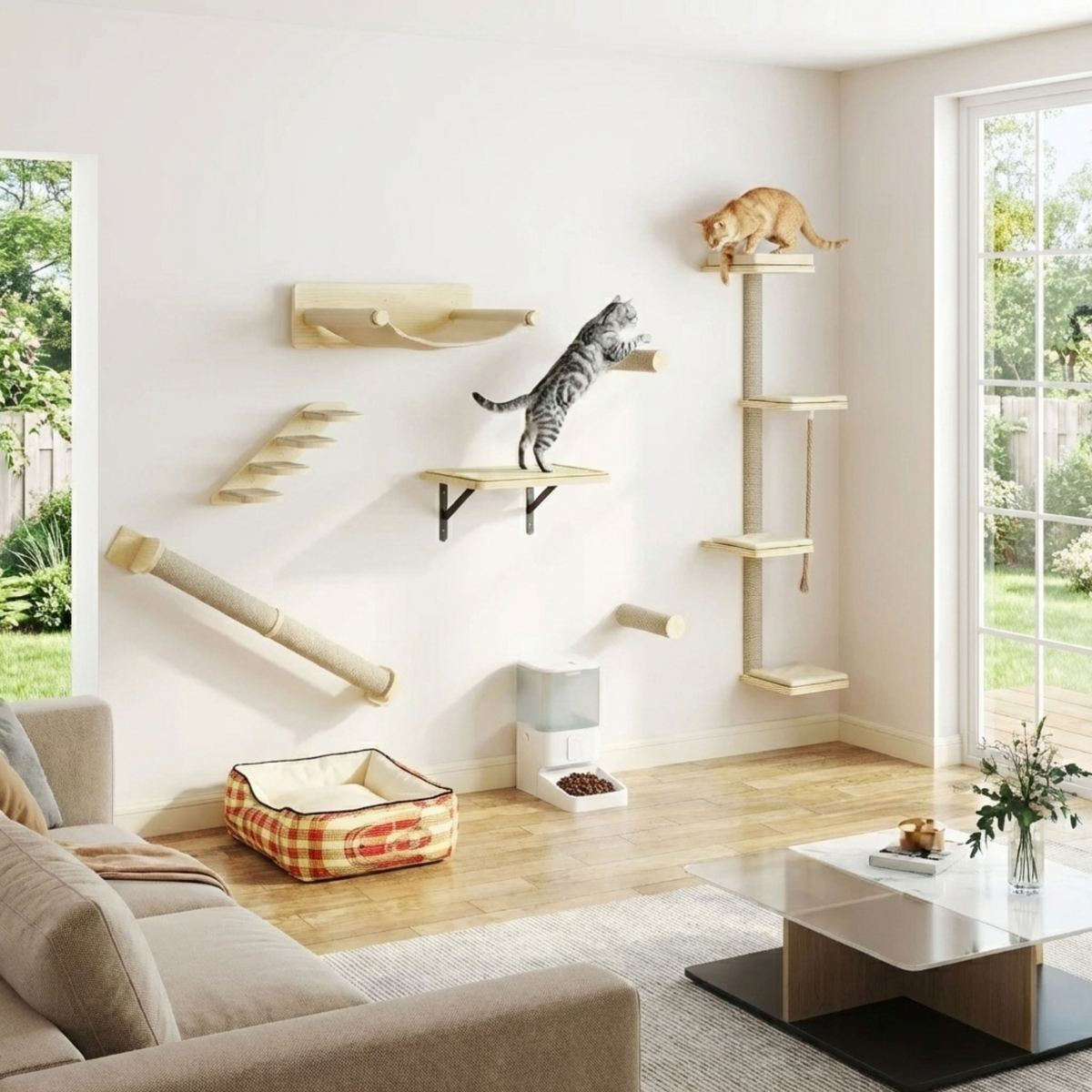 Paroi murale Felina Altura – 7 modules