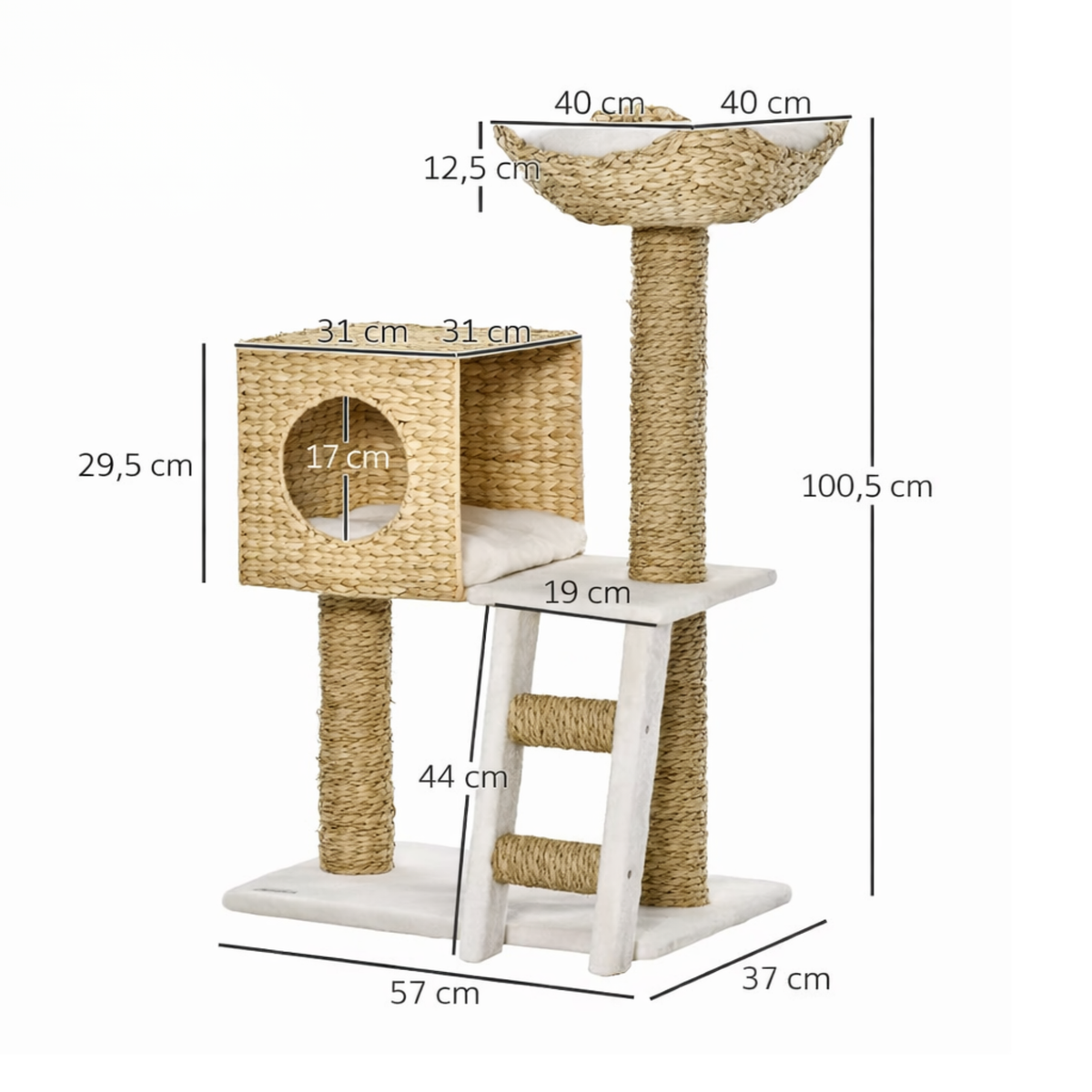 Arbre à chat compact Felina Cozy (100 cm)