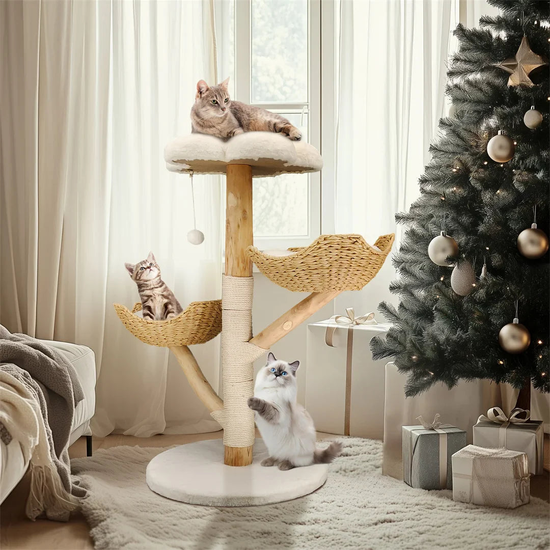Arbre à chat design en bois Felina Pure