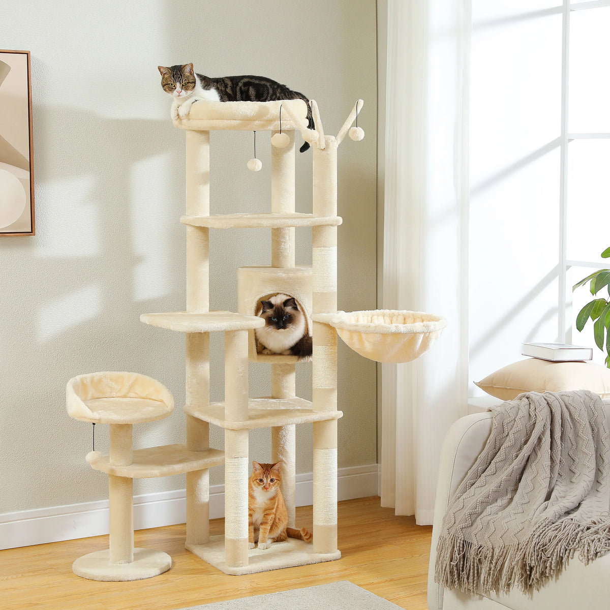Grand arbre à chat multi-niveaux Felina Grand Loft